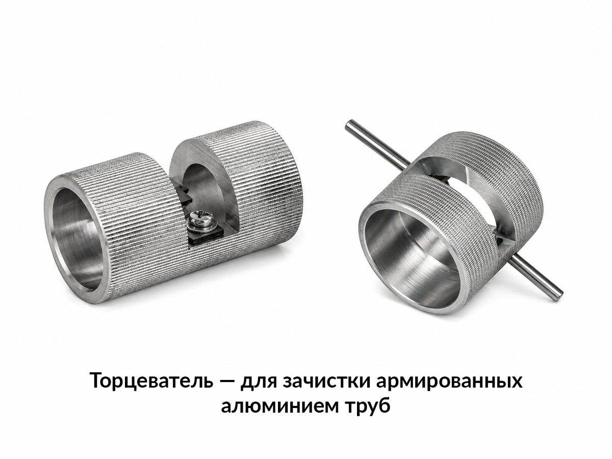 Торцеватель для зачистки армированных алюминием труб
