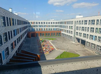 Школа в микрорайоне Катюшки г. Лобня Московской обл.